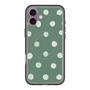スリムプロテクションプレミアムケース with MagSafe［ 水彩ドット・レトロカラー - Green ］