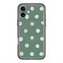 スリムプロテクションプレミアムケース with MagSafe［ 水彩ドット・レトロカラー - Green ］