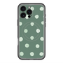 スリムプロテクションプレミアムケース with MagSafe［ 水彩ドット・レトロカラー - Green ］