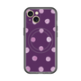 スリムプロテクションプレミアムケース with MagSafe［ 水彩ドット・レトロカラー - Purple ］