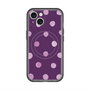 スリムプロテクションプレミアムケース with MagSafe［ 水彩ドット・レトロカラー - Purple ］
