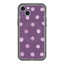 スリムプロテクションプレミアムケース with MagSafe［ 水彩ドット・レトロカラー - Purple ］