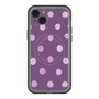 スリムプロテクションプレミアムケース with MagSafe［ 水彩ドット・レトロカラー - Purple ］