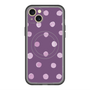 スリムプロテクションプレミアムケース with MagSafe［ 水彩ドット・レトロカラー - Purple ］