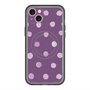 スリムプロテクションプレミアムケース with MagSafe［ 水彩ドット・レトロカラー - Purple ］