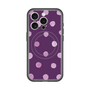 スリムプロテクションプレミアムケース with MagSafe［ 水彩ドット・レトロカラー - Purple ］