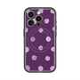 スリムプロテクションプレミアムケース with MagSafe［ 水彩ドット・レトロカラー - Purple ］