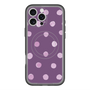 スリムプロテクションプレミアムケース with MagSafe［ 水彩ドット・レトロカラー - Purple ］