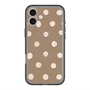 スリムプロテクションプレミアムケース with MagSafe［ 水彩ドット・レトロカラー - Brown ］