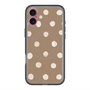 スリムプロテクションプレミアムケース with MagSafe［ 水彩ドット・レトロカラー - Brown ］