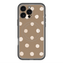 スリムプロテクションプレミアムケース with MagSafe［ 水彩ドット・レトロカラー - Brown ］