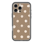 スリムプロテクションプレミアムケース with MagSafe［ 水彩ドット・レトロカラー - Brown ］