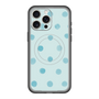 スリムプロテクションプレミアムケース with MagSafe［ 水彩ドット・レトロカラー - Light Blue ］
