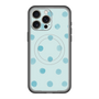 スリムプロテクションプレミアムケース with MagSafe［ 水彩ドット・レトロカラー - Light Blue ］