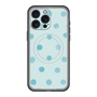 スリムプロテクションプレミアムケース with MagSafe［ 水彩ドット・レトロカラー - Light Blue ］