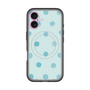 スリムプロテクションプレミアムケース with MagSafe［ 水彩ドット・レトロカラー - Light Blue ］