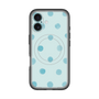 スリムプロテクションプレミアムケース with MagSafe［ 水彩ドット・レトロカラー - Light Blue ］