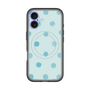 スリムプロテクションプレミアムケース with MagSafe［ 水彩ドット・レトロカラー - Light Blue ］