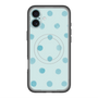 スリムプロテクションプレミアムケース with MagSafe［ 水彩ドット・レトロカラー - Light Blue ］