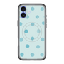 スリムプロテクションプレミアムケース with MagSafe［ 水彩ドット・レトロカラー - Light Blue ］