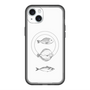 スリムプロテクションプレミアムケース with MagSafe［ Coexist No.1 - White ］