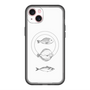スリムプロテクションプレミアムケース with MagSafe［ Coexist No.1 - White ］