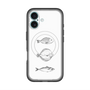 スリムプロテクションプレミアムケース with MagSafe［ Coexist No.1 - White ］