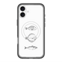 スリムプロテクションプレミアムケース with MagSafe［ Coexist No.1 - White ］