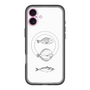 スリムプロテクションプレミアムケース with MagSafe［ Coexist No.1 - White ］