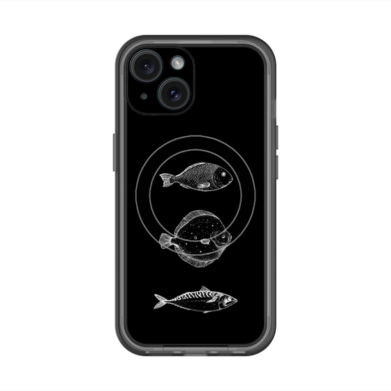 スリムプロテクションプレミアムケース with MagSafe［ Coexist No.1 - Black ］