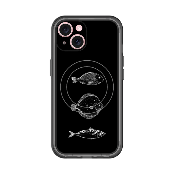スリムプロテクションプレミアムケース with MagSafe［ Coexist No.1 - Black ］