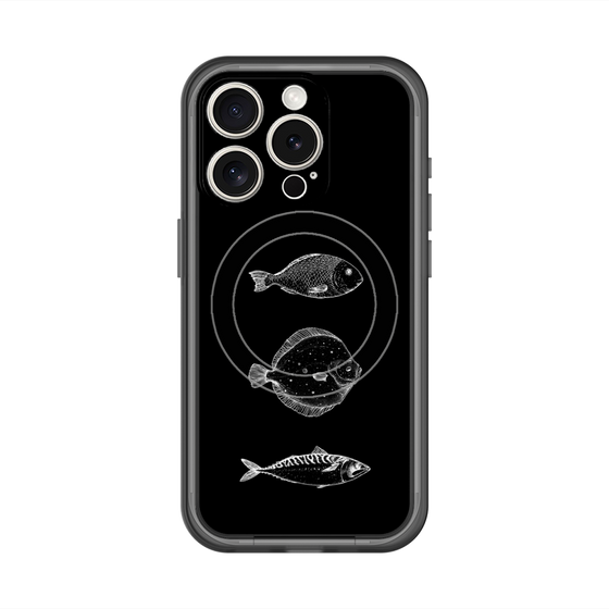 スリムプロテクションプレミアムケース with MagSafe［ Coexist No.1 - Black ］