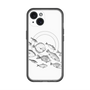 スリムプロテクションプレミアムケース with MagSafe［ Coexist No.2 - White ］