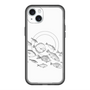 スリムプロテクションプレミアムケース with MagSafe［ Coexist No.2 - White ］