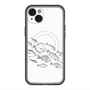 スリムプロテクションプレミアムケース with MagSafe［ Coexist No.2 - White ］
