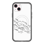 スリムプロテクションプレミアムケース with MagSafe［ Coexist No.2 - White ］