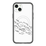 スリムプロテクションプレミアムケース with MagSafe［ Coexist No.2 - White ］