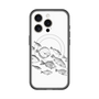 スリムプロテクションプレミアムケース with MagSafe［ Coexist No.2 - White ］