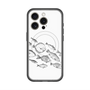 スリムプロテクションプレミアムケース with MagSafe［ Coexist No.2 - White ］