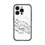 スリムプロテクションプレミアムケース with MagSafe［ Coexist No.2 - White ］