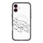スリムプロテクションプレミアムケース with MagSafe［ Coexist No.2 - White ］