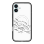 スリムプロテクションプレミアムケース with MagSafe［ Coexist No.2 - White ］