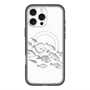 スリムプロテクションプレミアムケース with MagSafe［ Coexist No.2 - White ］