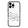 スリムプロテクションプレミアムケース with MagSafe［ Coexist No.2 - White ］