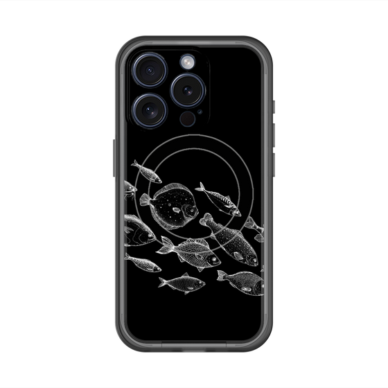 スリムプロテクションプレミアムケース with MagSafe［ Coexist No.2 - Black ］