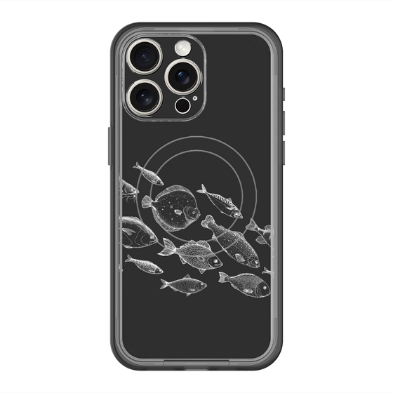 スリムプロテクションプレミアムケース with MagSafe［ Coexist No.2 - Black ］