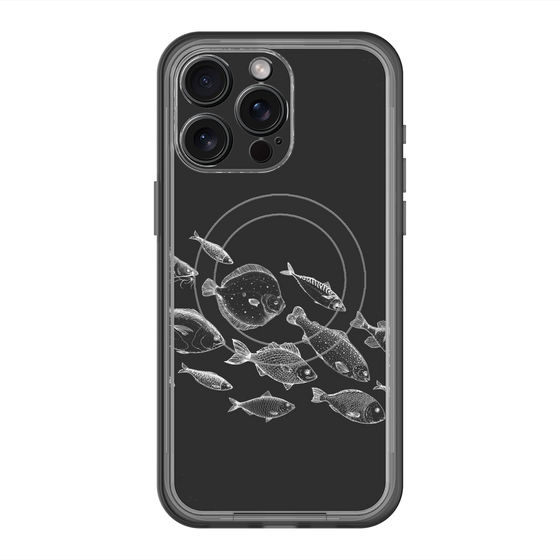 スリムプロテクションプレミアムケース with MagSafe［ Coexist No.2 - Black ］