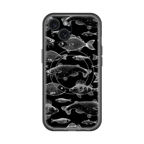 スリムプロテクションプレミアムケース with MagSafe［ Coexist No.3 - Black ］