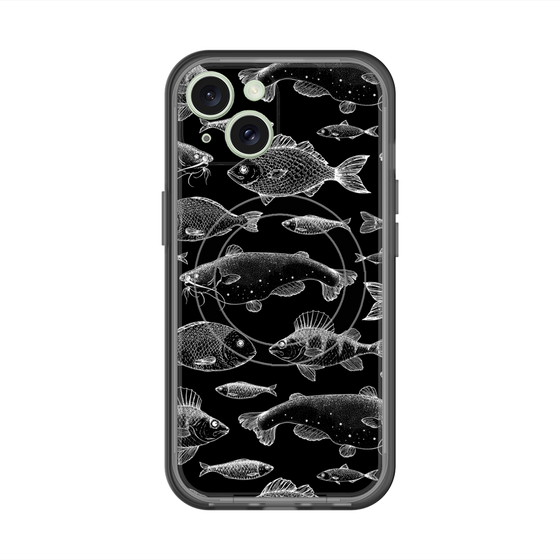 スリムプロテクションプレミアムケース with MagSafe［ Coexist No.3 - Black ］