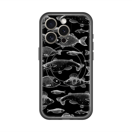 スリムプロテクションプレミアムケース with MagSafe［ Coexist No.3 - Black ］